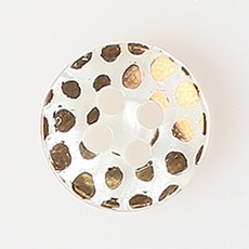 HR大鈕扣 特維裡西 NO50 鈕扣 11mm, 混合顏色, 12入