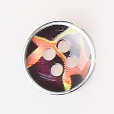 HR大鈕扣 特維利西 NO44 鈕扣 11mm, 混合顏色, 12入