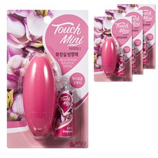 리빙굿 터치미니 화장실 방향제 포푸리향 본품, 13ml, 4개, 향기로운 포푸리