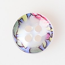 HR大鈕扣 特維力西 NO28 鈕扣 11mm, 混合顏色, 12個