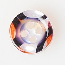 HR大鈕扣 特比利西 NO2 鈕扣 11mm, 混合顏色, 12個