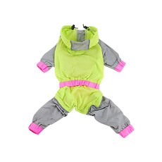 알럽펫 형광라인 풀 우비, 형광, 1개