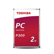 도시바 7200RPM 64MB P300 HDD, HDWD120, 2TB