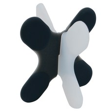 오카베 티코 포트 스탠드 세트, 블랙, 1세트