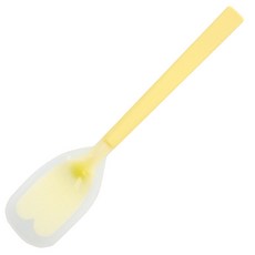 오카베 소프트 터치 실리콘 스푼 라지, YELLOW, 1개