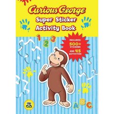 Curious George Super Sticker Activity Book Houghton Mifflin Harcourt