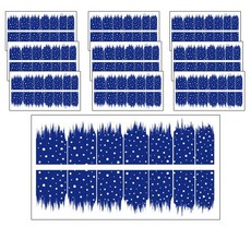 ARYKO 冬季故事指甲貼, S1191, 10個