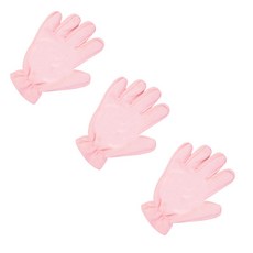 아리코 DrMini 양이 & 아지 심플장갑형 실리콘 빗 & 브러시 왼손, 핑크, 3개