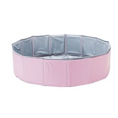 아리코 DrMini 양이 & 아지 접이식 욕조 및 수영장, 핑크, 1개