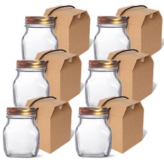 미르코리아 G 사각K 200ml + 선물상자, 6세트