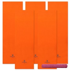 Songwol 松月 運動毛巾 橘色 5入+美容毛巾 紫色, 混色, 1套