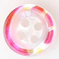 HR大鈕扣 Yaren 鈕扣 NO50 11mm, 混合顏色, 12個