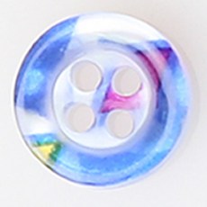 HR大鈕扣 VINT HOOK NO48 鈕扣 11mm, 混合顏色, 12個