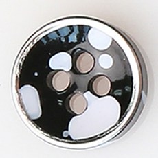HR大鈕扣 復古掛鉤 NO20 鈕扣 11mm, 混合顏色, 12入