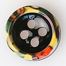 HR大鈕扣 復古鉤扣 NO31 鈕扣 11mm, 混合顏色, 12入