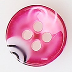 HR大鈕扣 雅倫鈕扣 NO43 11mm, 混合顏色, 12個