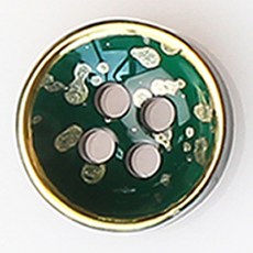 HR大鈕扣 復古掛鉤 NO23 鈕扣 11mm, 混合顏色, 12入