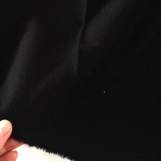 ECONY HOUSE 水洗亞麻素色布料, 14黑色, 1件