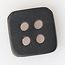 HR大鈕扣 Vint Hook NO22 鈕扣 11mm, 單一顏色, 12個