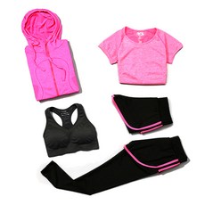 DM女款I Love Fit線條色彩瑜珈服套裝