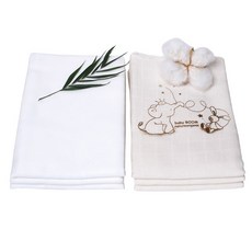 BabyBoom 尿布墊組 竹纖維 3入+純棉 3入, 混色, 1組