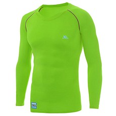 FITNUS 男士彈性Challenger高級機能長袖T恤