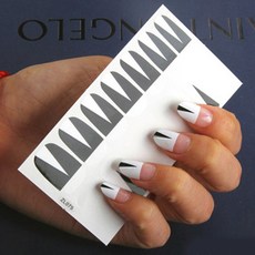 ARYKO 3D美甲貼片 指甲貼紙, ZL075, 10套
