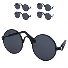 하온펫 펫글라스, 블랙 검정테, 5개