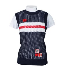 미우골프 여성용 트르디 배색 니트 조끼 AVMI6010