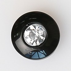 HR大鈕扣 Bissau NO45 鈕扣 11mm, 混色, 12個