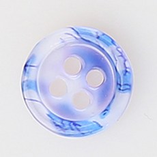 HR大鈕扣 Bisau NO39 鈕扣 11mm, 混合顏色, 12個