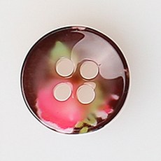 HR大鈕扣 Bisau NO9 鈕扣 11mm, 混合顏色, 12入