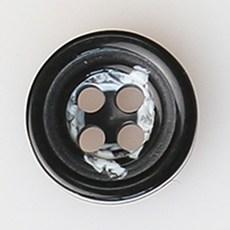 HR大鈕扣 Bisau NO14 鈕扣 11mm, 混合顏色, 12個