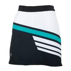 BMU 女式拼色斜線條窄裙 ASBU4049