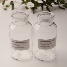 RIVER-GREEN 寬口試藥瓶 2入 500ml, 透明