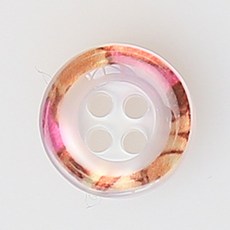 HR大鈕扣 Bisau NO46 鈕扣 11mm, 混合顏色, 12入