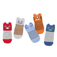 Mom's care 孩童造型襪 5雙組