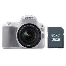 캐논 DSLR EOS 200D 18-55mm KIT + SD 128GB 화이트