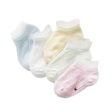 맘스케어 러블리메쉬 유아동양말 5종 세트