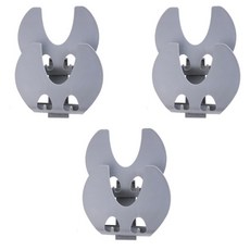 앤티스 주방용품 키친 2중 냄비뚜껑 도마 거치대, 그레이, 3개입