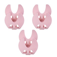 앤티스 주방용품 키친 2중 냄비뚜껑 도마 거치대, 핑크, 3개입