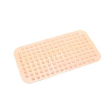 앤티스 주방용품 PVC 주방 싱크대 흡착 지압 발매트, 베이지, 1개
