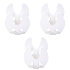 앤티스 주방용품 키친 2중 냄비뚜껑 도마 거치대, 화이트, 3개입