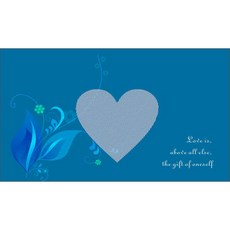 UVDS 아트보드 살랑이는 마음 블루, 1개