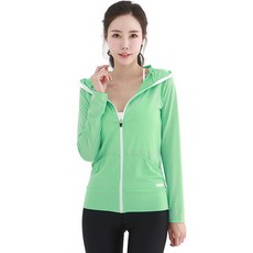 후그 여성용 메쉬집업 래쉬가드 RWL513