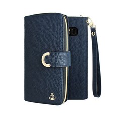 엠박스 앵커 가죽 지퍼 다이어리 휴대폰케이스