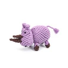 Livingjoy寵物犬Rino玩樂繩索玩具 14*22cm, 隨機發貨, 1個