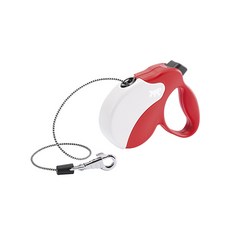 FERPLAST 반려동물 아미고 자동줄, 레드 + 화이트, 1개