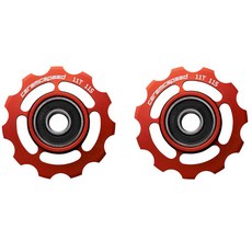 Ceramic Speed Shimano公路車飛輪11段自行車變速器, 紅色的, 2件