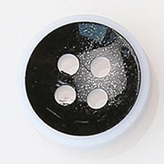 Amberton Dilly 鈕扣 NO33 11mm, 混合顏色, 12個